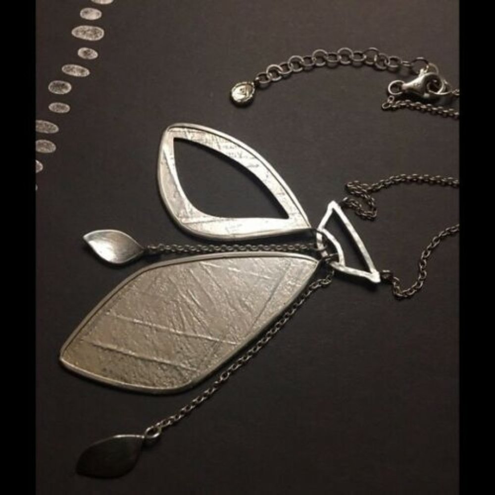 Silpada Silver Contemporary Charm Necklace